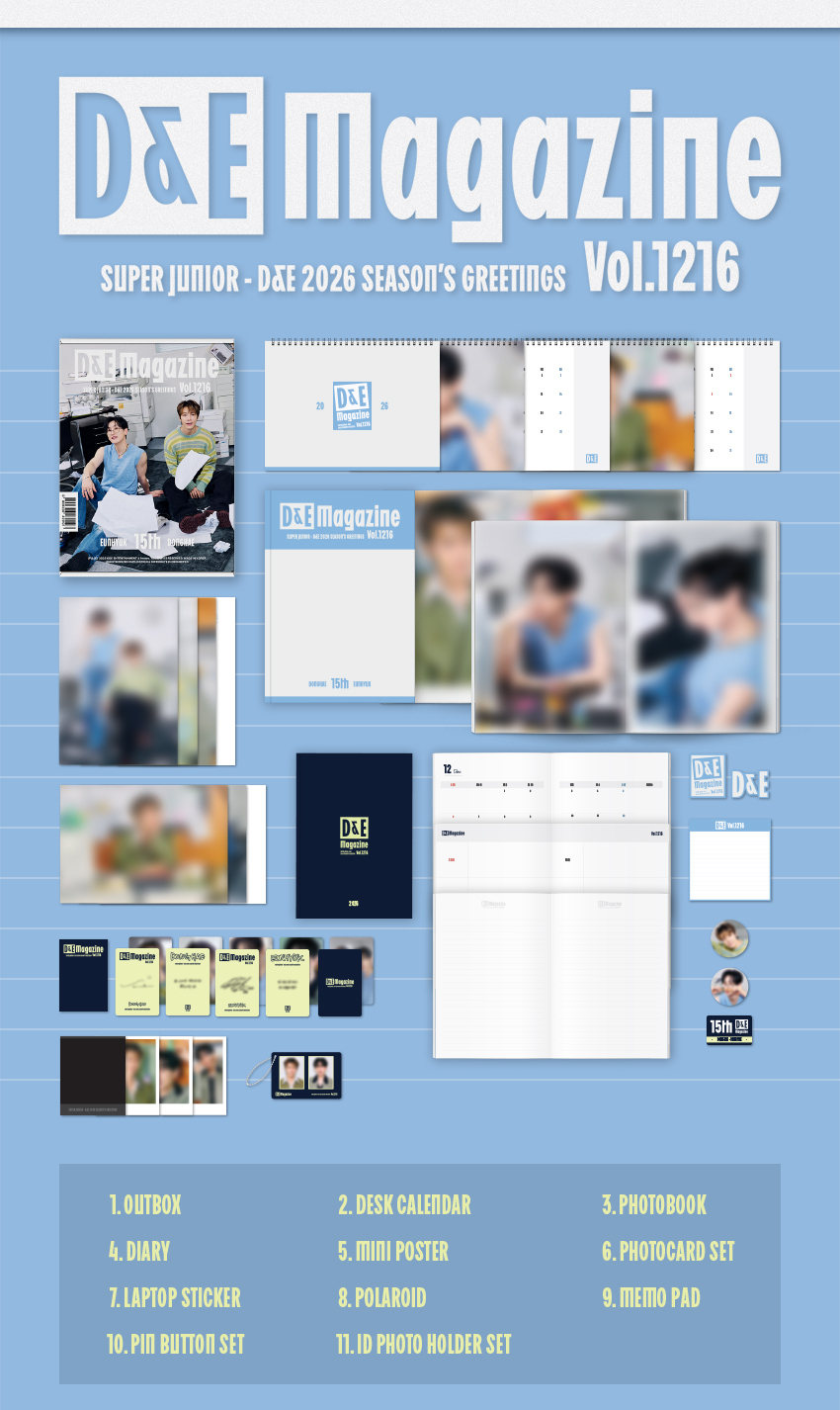 SUPER JUNIOR-D&E 2026 SEASON'S GREETINGS [D&E Magazine Vol.1216