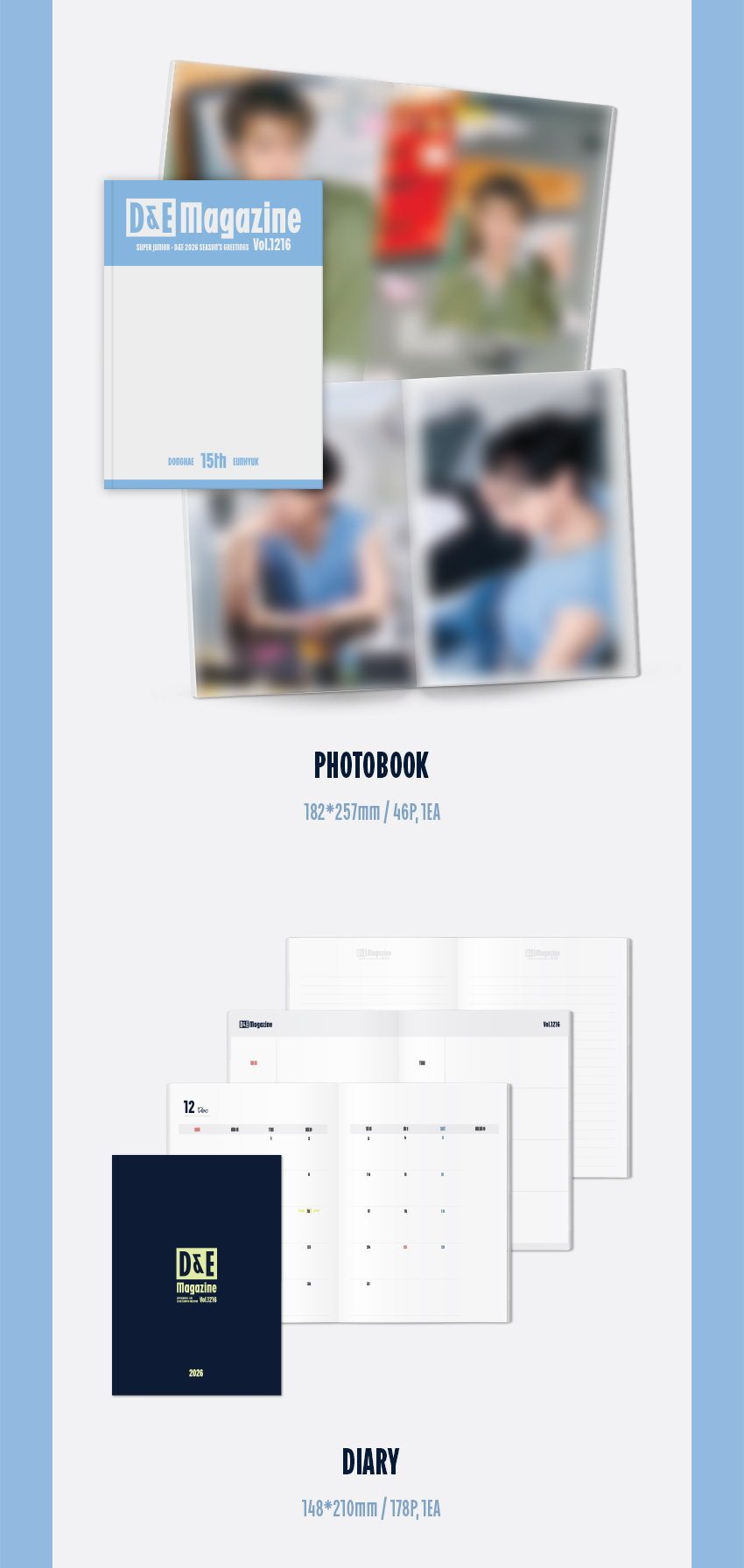 SUPER JUNIOR-D&E 2026 SEASON'S GREETINGS [D&E Magazine Vol.1216