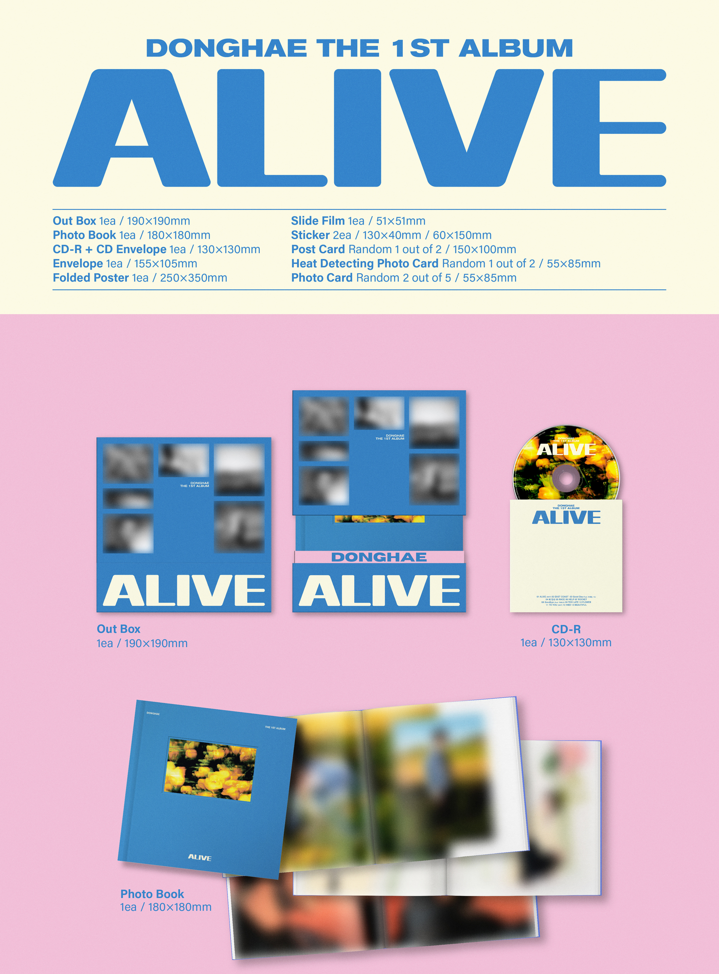 SUPERJUNIOR D&E ドンヘ  アルバム 特典 musicplant DONGHAE THE 1ST ALBUM [ALIVE] 韓国正規輸入盤、予約販売決定！※STORE