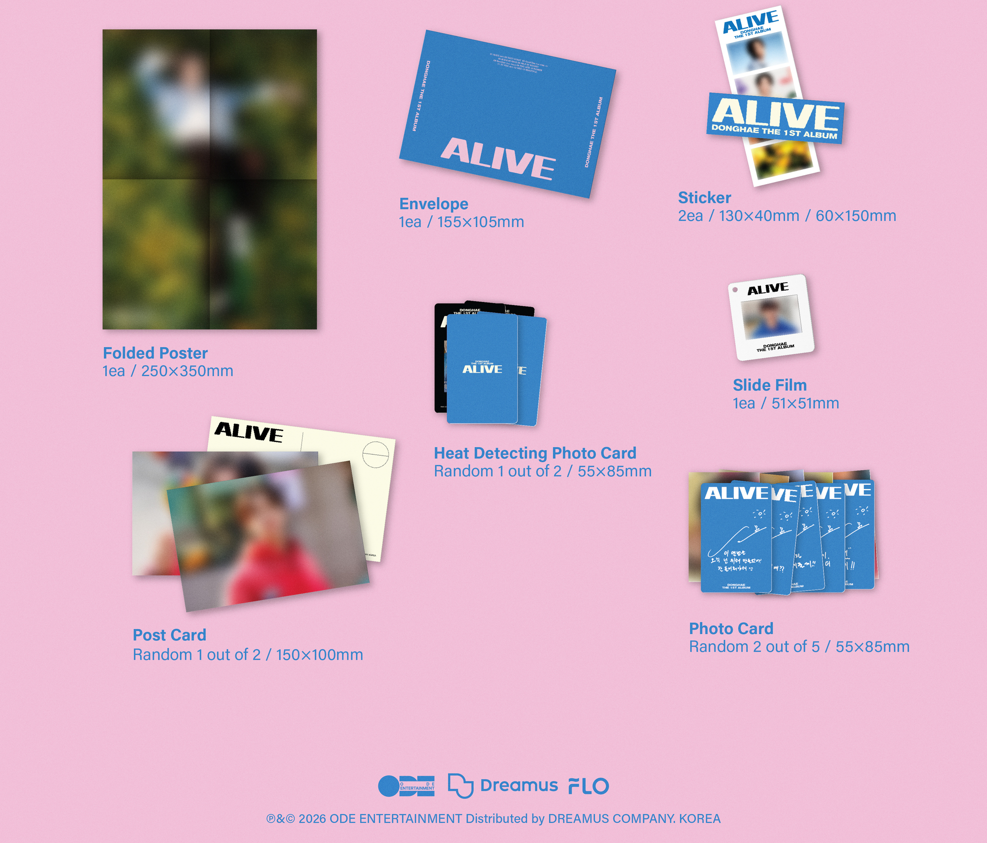 DONGHAE THE 1ST ALBUM [ALIVE] 韓国正規輸入盤、予約販売決定！※STORE